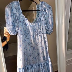 loveshackfancy blue dress!!